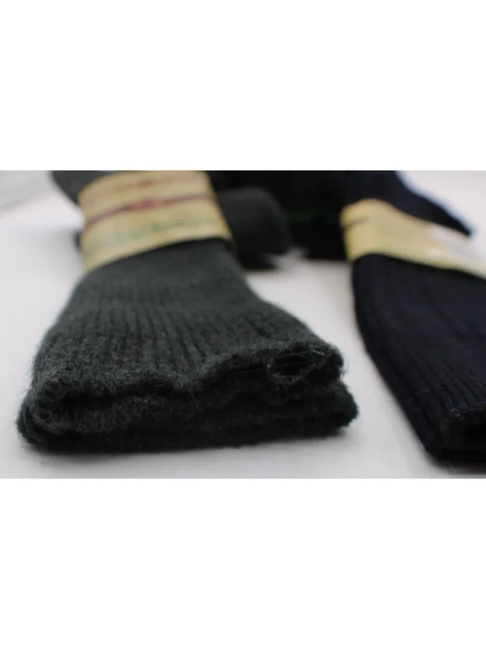 Interwoven Mens Dress Socks Wool Blend Crew Size 10-13 Navy Gray Irregular Lot